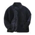 thumbnail image 1 of Fozruso Lightweight Jacket for Girls 3-4 Years,Girls Jacket Warm Winter Coat Soft Outerwear Thickened Kids Padded Jacket For Toddler To Teen Black, 1 of 6
