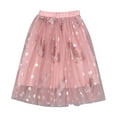 thumbnail image 1 of Fozruso Little Child Girls Long Skirt High Waist Mesh Half Skirt Feather Spotted Skirt Cute Skirt For Girls Girls Summer Dress,Sizes 3-4 Years, 1 of 5