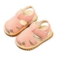 thumbnail image 1 of Fozruso Male And Female 0 2 Who Learn To Walk Are Called Shoes. Soft Soled Non And Toe Sports Shoes Sizes 5.5 Toddler(Pink), 1 of 5