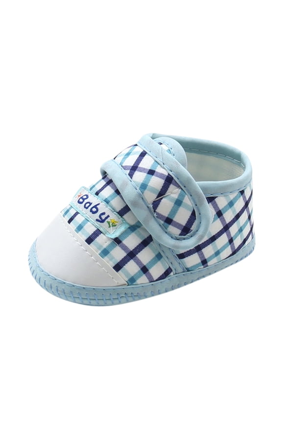 Baby Boys Girls Soft Sole Prewalker Warm Casual Flats Shoes Sizes 2 Toddler(Blue)