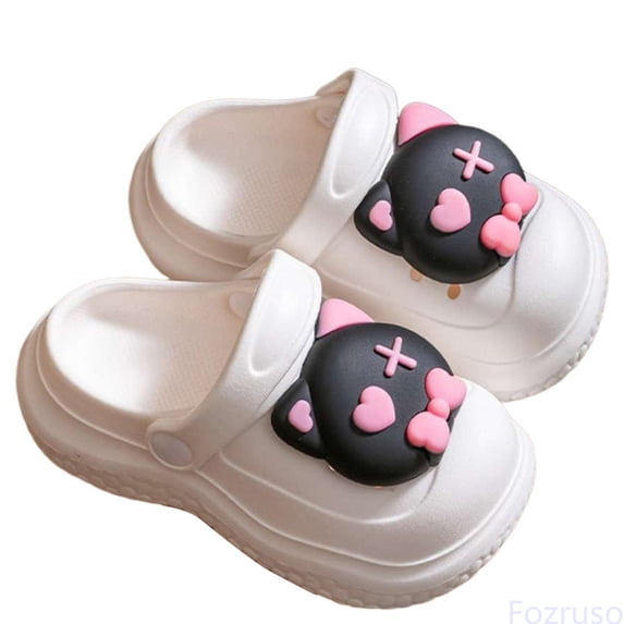 Fozruso Outdoor Relaxed Sandals For Kids Age 2 9 Perfect For Daily Wear Leisure And Beach Activities Comfortable Footwear For Active Young Ones,Sizes 9.5 Little Kid 3.5-4.5 Years(White)