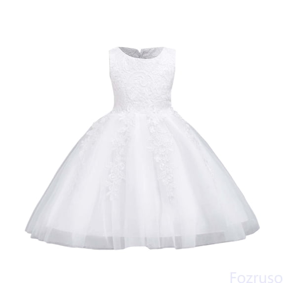 Fozruso Princess Casual Dress Sparkling Party Dress For Girls – Glimmering Sequin Party Gown With Skirt For Stage Performances(12M 8Y) Sizes 3-4 Years