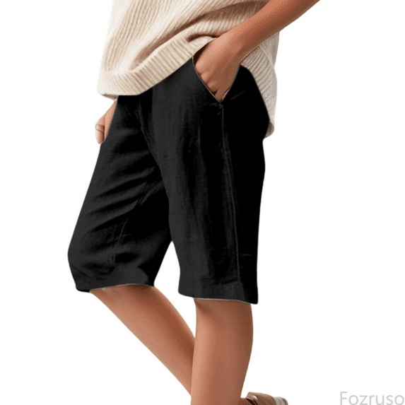 Fozruso School Uniform Pants for Girls Kids Summer Casual Shorts Boys Girls 5 Inch Inseam Comfortable Active Outdoor Soft Breathable Daily Wear Sizes 10-11 Years