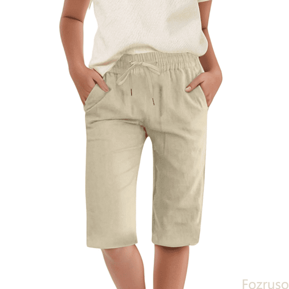 Fozruso School Uniform Pants for Girls Kids Summer Casual Shorts Boys Girls 5 Inch Inseam Comfortable Active Outdoor Soft Breathable Daily Wear Sizes 4-5 Years