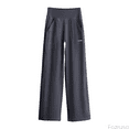 thumbnail image 1 of Fozruso Stretch Pants for Girls Girls Wide Leg Pants With Skin Texture Elastic Waistband Fashionable Straight Cut Casual Trousers For Toddlers And Big Kids Ideal Comfortable Sizes 8-9 Years, 1 of 6