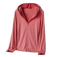 thumbnail image 1 of Fozruso Sun Protective Trend Women's Zip Up Lightweight Hoodie Hiking Sun Shirt Sun Proof Shirt, 1 of 3