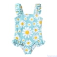 thumbnail image 1 of Fozruso Toddler Girl Swimsuit Sport Bikini Set Swimwear Bathing Suit One-Piece Bathing Suit Sizes 12-18 Months, 1 of 3