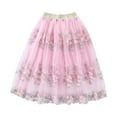 thumbnail image 1 of Fozruso Toddler Kids Baby Girls Dancing Princess Skirt Embroidery Flowers Mesh Ballet Tutu Skirts Little Girls Floral Toddler Dress,Sizes 11-12 Years, 1 of 6