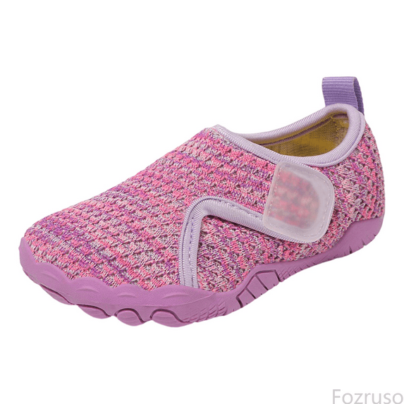Fozruso Toddler Walking Shoes Slip On Toddler Shoes Boys Girls Kids Sports Sneakers Casual School Shoes Barefoot Shoes,Sizes 11(5.5-6 Years)
