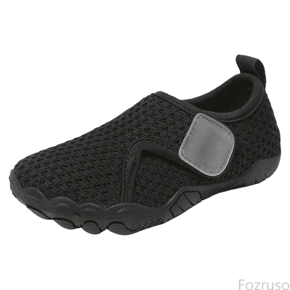 Fozruso Toddler Walking Shoes Slip On Toddler Shoes Boys Girls Kids Sports Sneakers Casual School Shoes Barefoot Shoes,Sizes 6.5(1-1.5 Years)