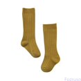 thumbnail image 1 of Fozruso Toddlers Boys Girls Mid Calf Socks Ribbed Stocks Dress Socks for School Kids,Yellow,L, 1 of 4