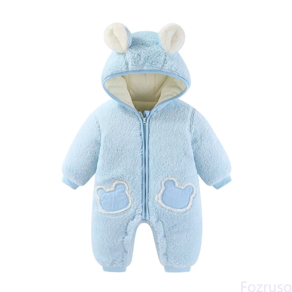 Fozruso Warm And Comfortable Boys Romper And Jumpsuit For Ideal For Fall And Winter For Outdoor Activities Boys Rompers Sizes 3-6 Months