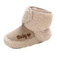 thumbnail image 1 of Fozruso Warm Shoes Soft Comfortable Boots Infant Toddler Warming Shoes Snow Boots For Baby Girls And Boys,Sizes 4(Infant), 1 of 6