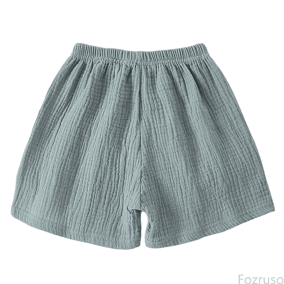 Fozruso Wide Leg Pants for Girls Casual Breathable Five Quarter Pants Solid Color Pants Sizes 3-4 Years