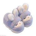 thumbnail image 1 of Fozruso Winter Girls Slippers Cozy Soft Sole Cartoon Indoor Footwear For Kids For Daily Use And Home Comfortï¼Ages 4 To 14ï¼,Warm Winter Slippers Sizes 11 Little Kid(4.5-5 Years), 1 of 5