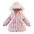 thumbnail image 1 of Fozruso Winter Warm Jackets 18-24 Months,Toddler Fleece Jackets Winter Outerwear Coat For Baby Girl Sweater Clothes Pink, 1 of 6