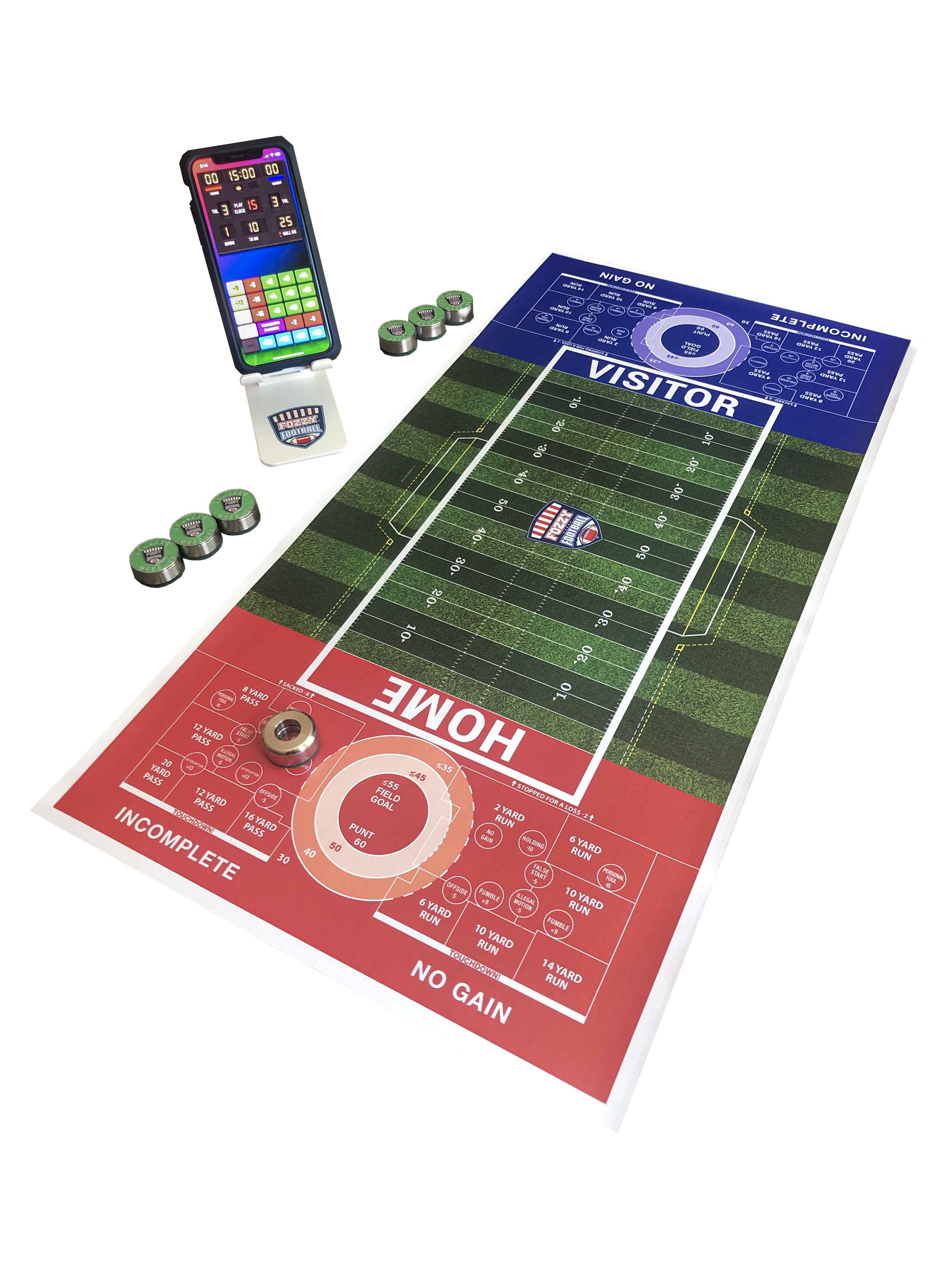 Fozzy Football Game Board 13.5" x 26" Deluxe Set