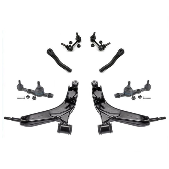 Fr Low Control Arm Ball Joints Tie Rods Fits Lexus 07-11 GS350 Rear Wheel Drive