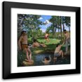 thumbnail image 1 of Frédéric Bazille 12x12 Black Modern Framed Museum Art Print Titled - Summer Scene (1869), 1 of 5