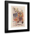 thumbnail image 1 of Frédéric Houbron 16x24 Black Modern Framed Museum Art Print Titled - Staircase B of the Children-Red Market, in 1907. 3Rd Arrondissement (1907), 1 of 5
