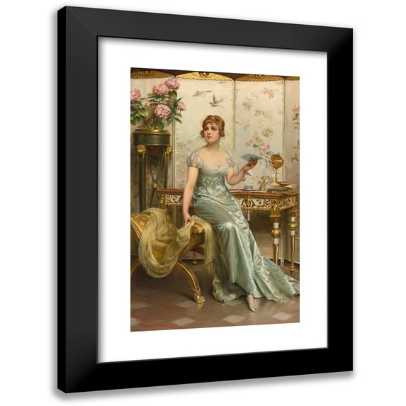 Frédéric Soulacroix 16x24 Black Modern Framed Museum Art Print Titled - Correspondence