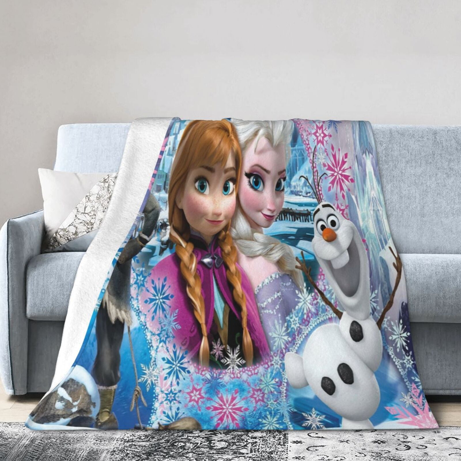 FrOzEn Blanket Throw Bedding Room Decor Flannel Blankets For Bed Sofa ...