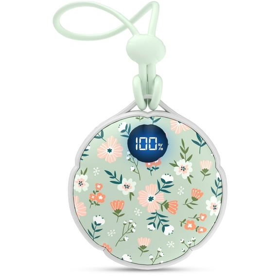 FrSara Hand Warmers Rechargeable, Hangable Electric Hand Warmer w/ 4000mAh Last 10 Hours, 3-Level Heat w/Strip, Light & Display, Gift for Outdoors Camping Hiking Skiing Raynauds & Christmas