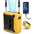 thumbnail image 1 of FrSara Portable Waist Fan Rechargeable Battery 8000mAh with 5 Speeds, Personal Neck Fan ,Wearable Belt Fan for Camping Outdoor Jobsite, 1 of 7