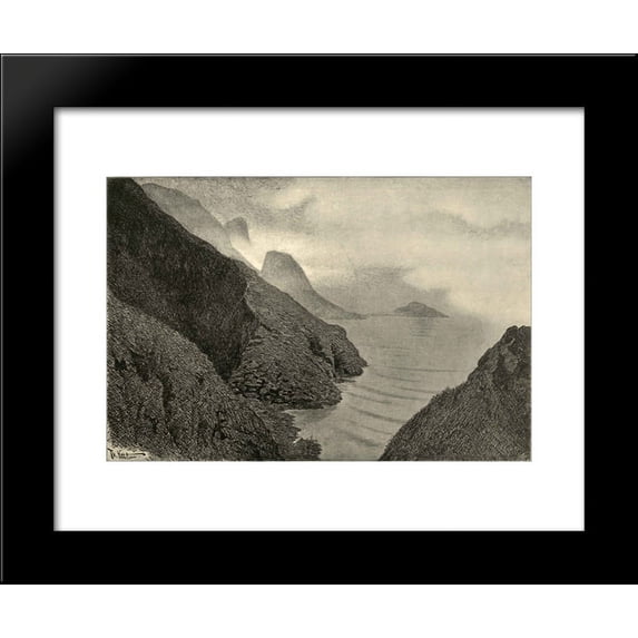 Fra Lofoten 20x24 Framed Art Print by Theodor Severin Kittelsen