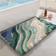thumbnail image 1 of FRABE Beach Bathroom Rug Upgraded, Non Slip Bath Mat Quick Dry, Ultra Soft Washable Absorbent, Ocean Sea Theme Bath Rug for Shower Floor, Home Decor, Kids Room, Bathtub, 24x36, 1 of 8