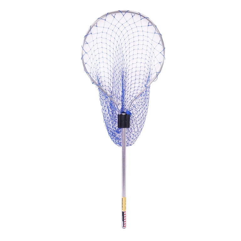 Frabill Sportsman Premium Rubber Landing Net, 17 x 19 Hoop , 36 in Handle, Size: Assorted, Black