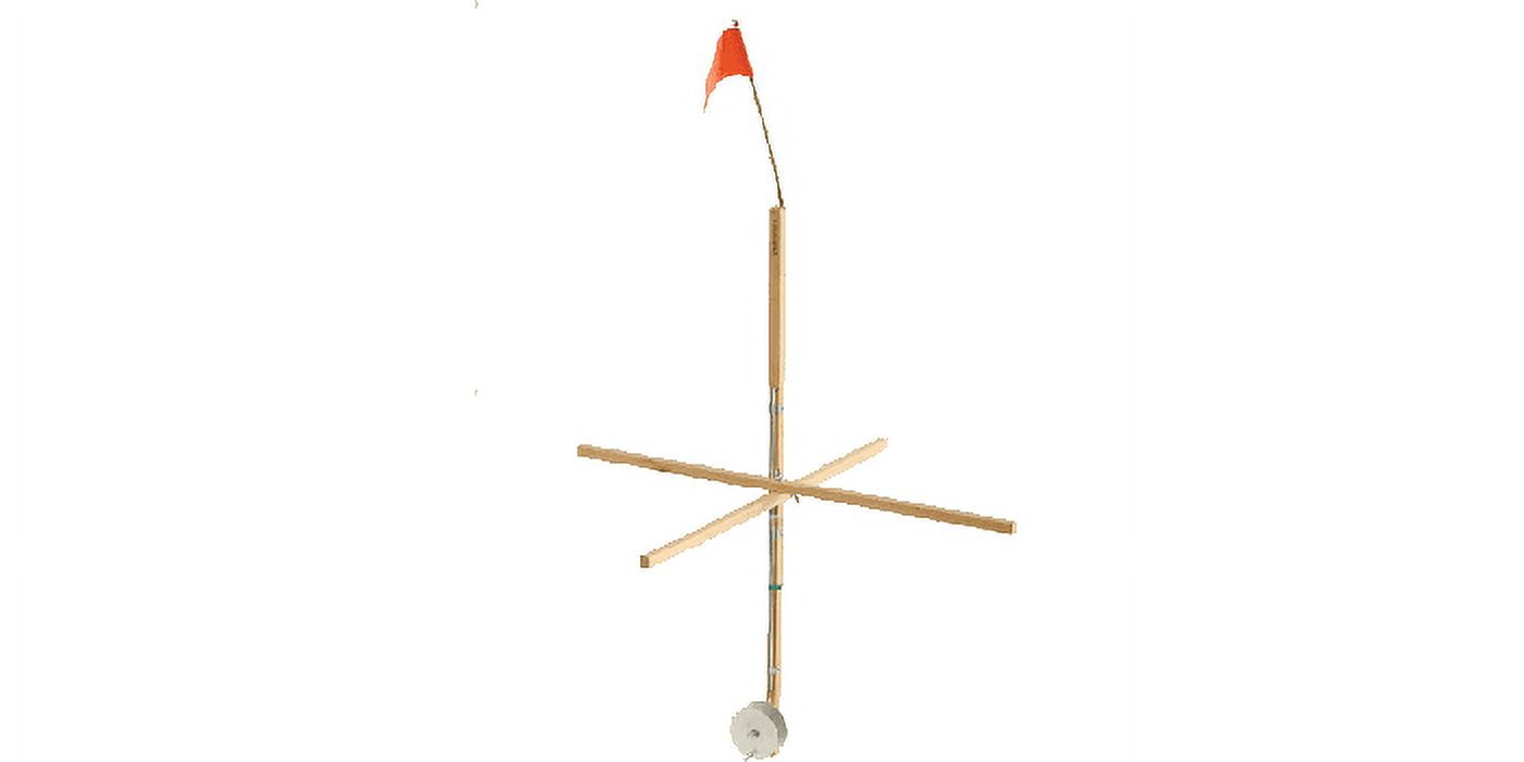 Frabill TipUp Stick Wood, Ice Fishing TieUps, 1720