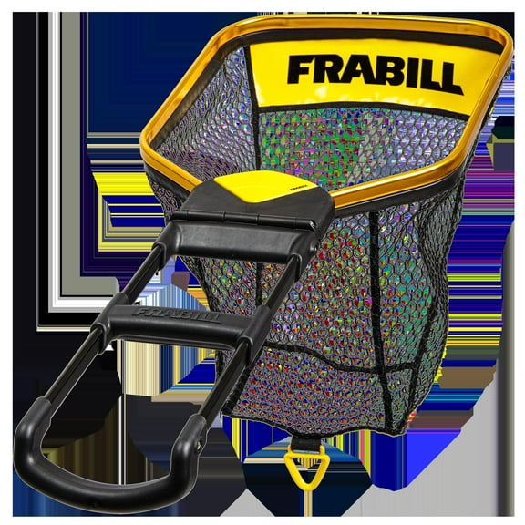 Frabill Trophy Haul Bearclaw Night Fishing Net, Hoop: 14" x 18", Handle: 18"
