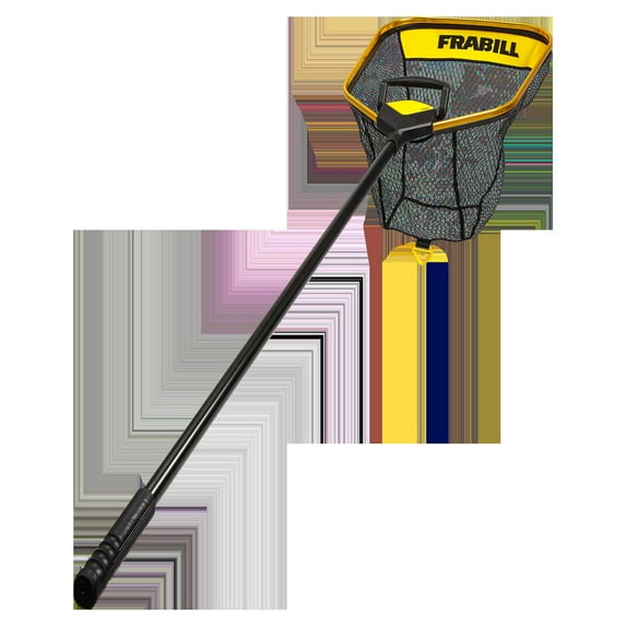 Frabill Trophy Haul Fishing Net, 21" x 24", Coated Netting, 48" Handle