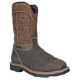 thumbnail image 1 of HOSS Men's Safety Shoes & Boots, Mid-Calf, Chunky Closed Toe, Brown, Size 17, 1 of 7