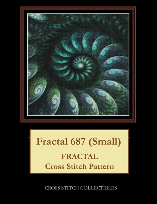 Fractal 687 (Small): Fractal Cross Stitch Pattern, (Paperback)