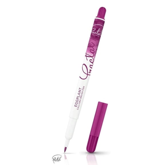 Fractal Colors Calligra Food Brush Pen 1.3 Grams Eggplant