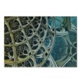 thumbnail image 1 of Fractal Cutting Board, Vintage Motifs Inspired Floral Design Dimension Futuristic Print, Decorative Tempered Glass Cutting and Serving Board, Small Size, Multicolor, by Ambesonne, 1 of 1