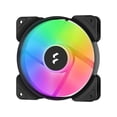 thumbnail image 1 of Fractal Design Aspect 12 RGB 120 mm PWM Wide 500-2000 RPM Range Black Frame Computer Case Fan, 1 of 5