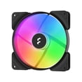 thumbnail image 1 of Fractal Design Aspect 14 RGB 140 mm PWM Wide 500-1700 RPM Range Black Frame Computer Case Fan, 1 of 5