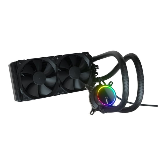 Fractal Design Celsius+ S24 Dynamic - Processor liquid cooling system - (for: LGA1156, AM2, AM2+, LGA1366, AM3, LGA1155, AM3+, LGA2011, FM1, FM2, LGA1150, FM2+, LGA2011-3, LGA1151, AM4, LGA2066, TR4) - aluminum - 120 mm