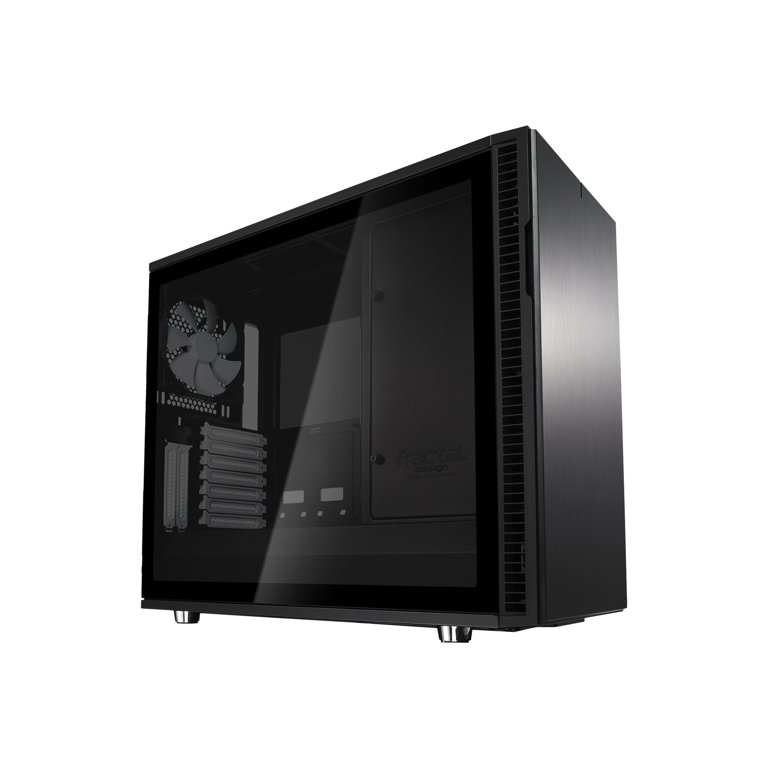 Fractal Design Define R6 Tempered Glass Side Panel Dark - Walmart.com