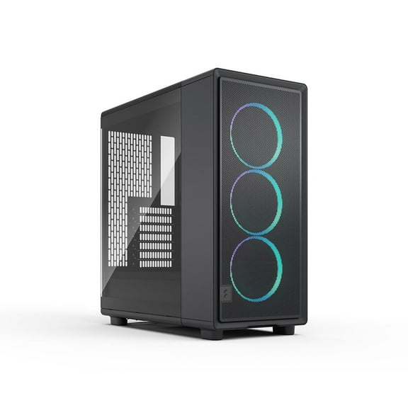 Fractal Design Epoch RGB Light Tempered Glass ATX Mid-Tower Computer Case, Black