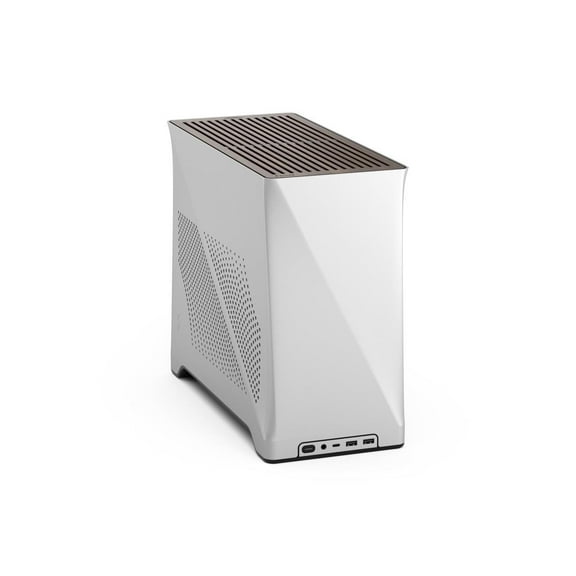 Fractal Design Era 2 Silver Anodized Aluminum/Steel Mini-ITX Compact Small Form Factor PC Case