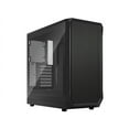 thumbnail image 1 of Fractal Design Focus 2 Black ATX mATX Mini ITX Clear Tinted Tempered Glass Mid Tower Computer Case, 1 of 12