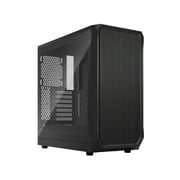 Fractal Design Focus 2 Black ATX mATX Mini ITX Clear Tinted Tempered Glass Mid Tower Computer Case