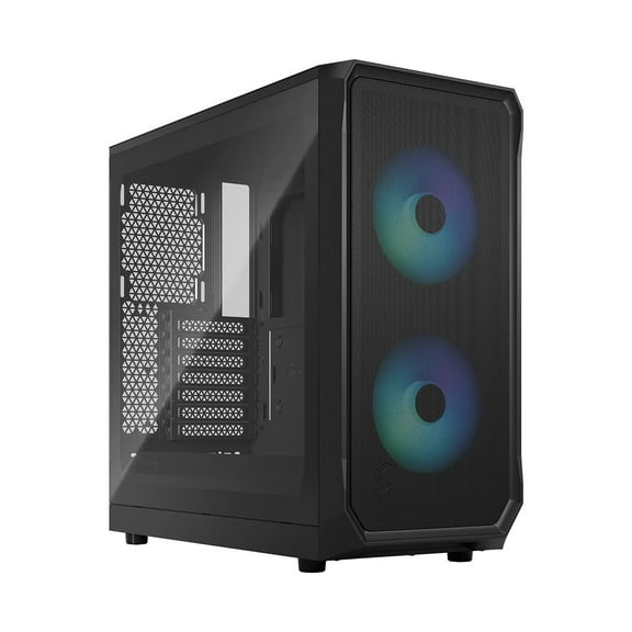 Fractal Design Focus 2 Black ATX mATX Mini ITX Solid Mid Tower Computer Case