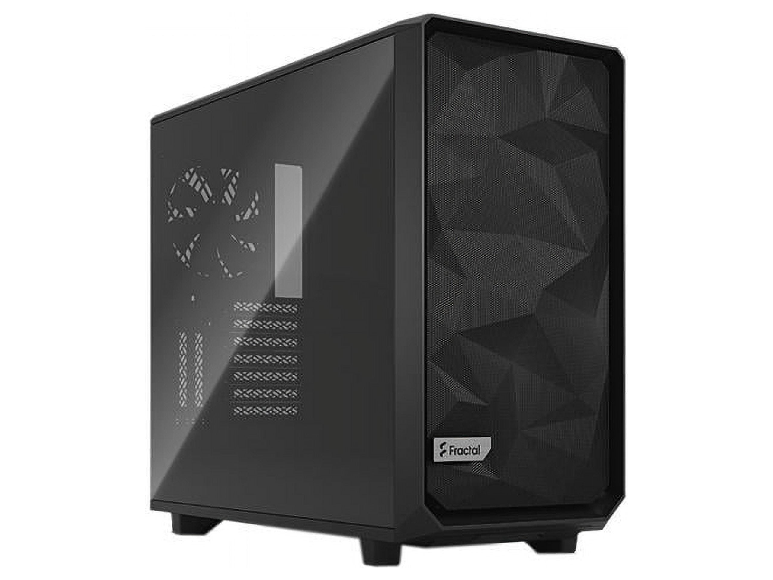 【未開封】FractalDesign Meshify2Compact Black Fractal Design Meshify 2 Black ATX Mid Tower Case, Tinted Glass