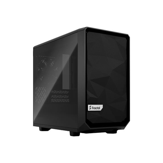 Fractal Design Meshify 2 Nano - Mini-ITX tower (tempered glass) - no power supply (ATX) - black TG dark tint - USB/Audio - for Aspect 12 RGB PWM; Ion+ 2 Platinum; Lumen S24 RGB