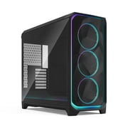 Fractal Design Meshify 3 XL Ambience Pro RGB E-ATX Full Tower PC Case - Black Chassis with Light Tinted TG Side Panel